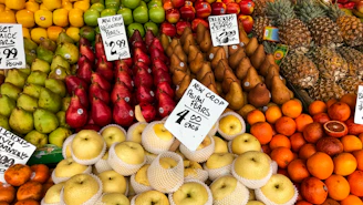 assorted bunch of fruit lot