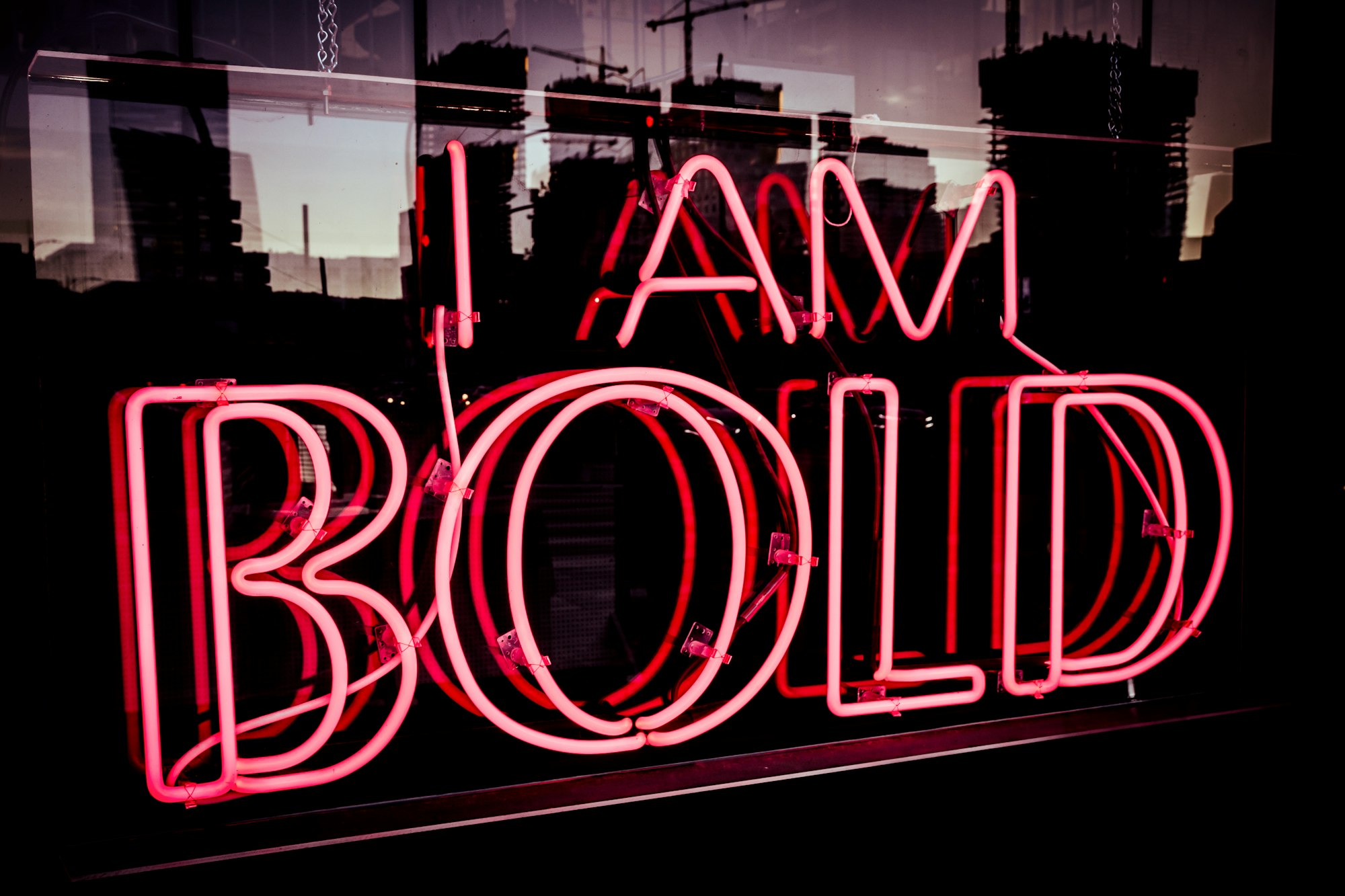 short attitude quote for bold girls: I AM BOLD