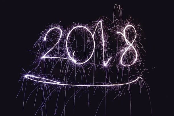 A vibrant countdown timer glowing against a dark background with subtle sparkles around.