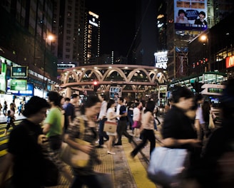 people walking near buildings