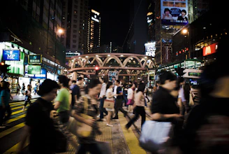 people walking near buildings
