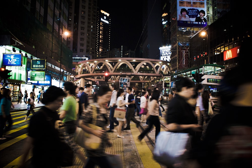 people walking near buildings