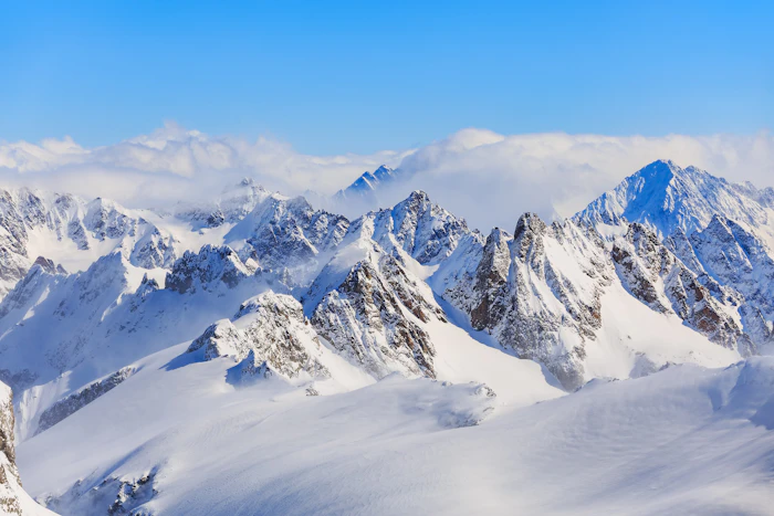 Swiss Alps in winter
