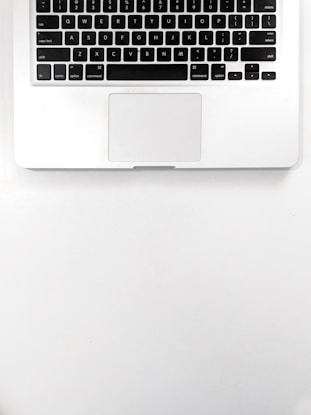 silver MacBook