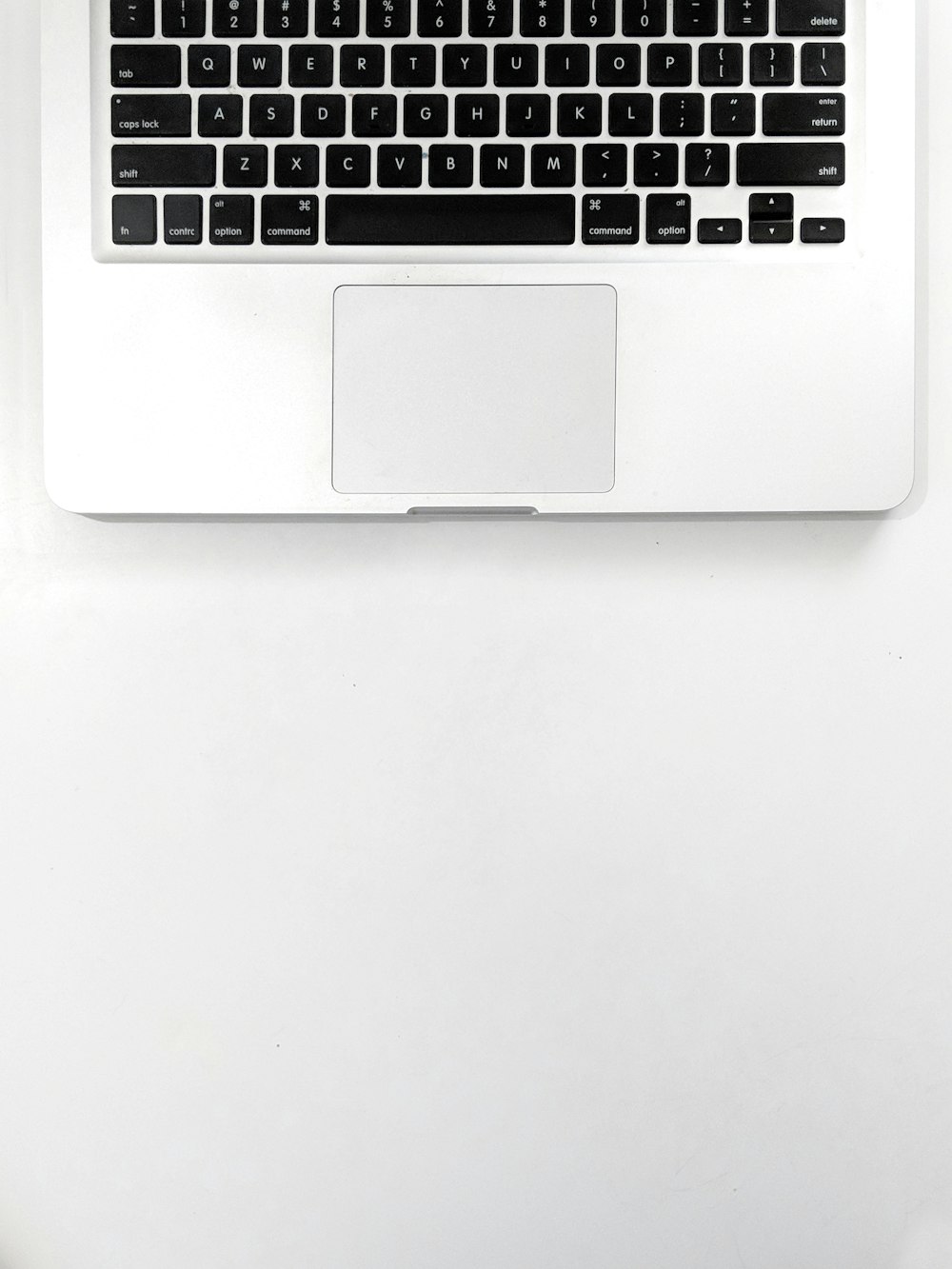 silver MacBook