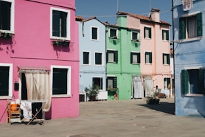 Colorful houses in the historic district of La Boca.