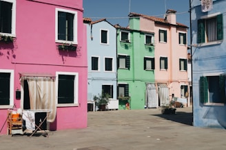 Colorful houses in the historic district of La Boca.