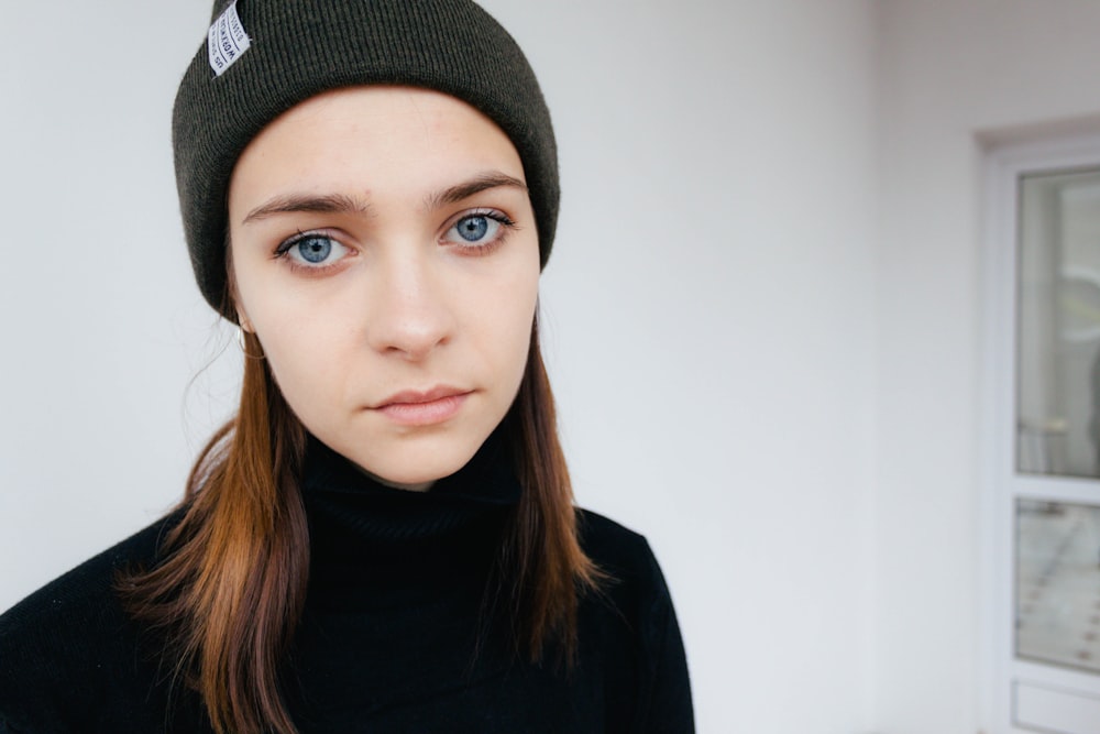 woman taking selfie