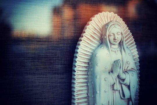 A serene image depicting spiritual guidance and support.