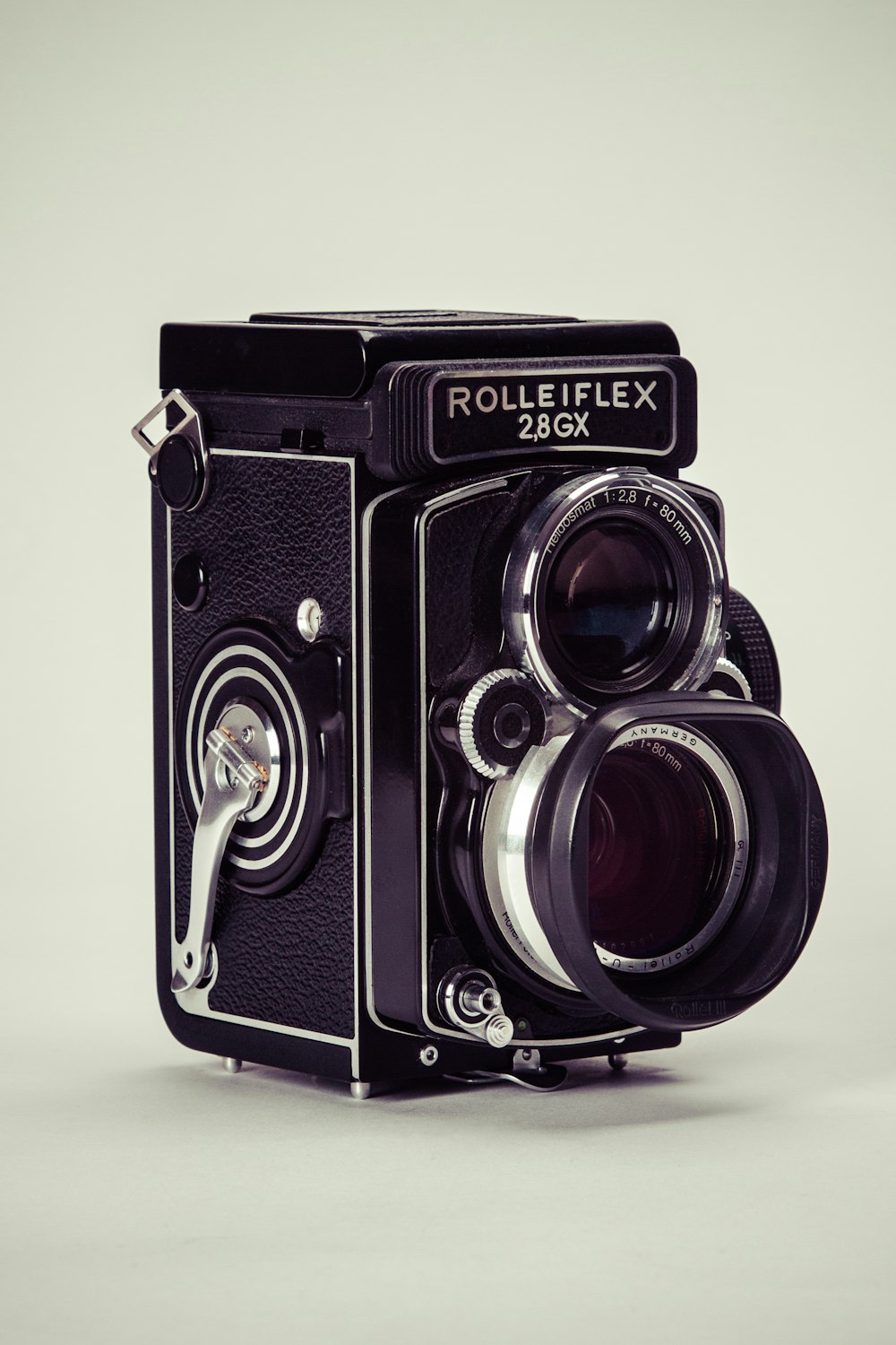 ブラック Rolleiflex ビンテージカメラ