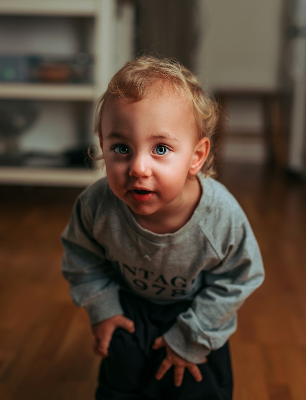 boy holding his knee