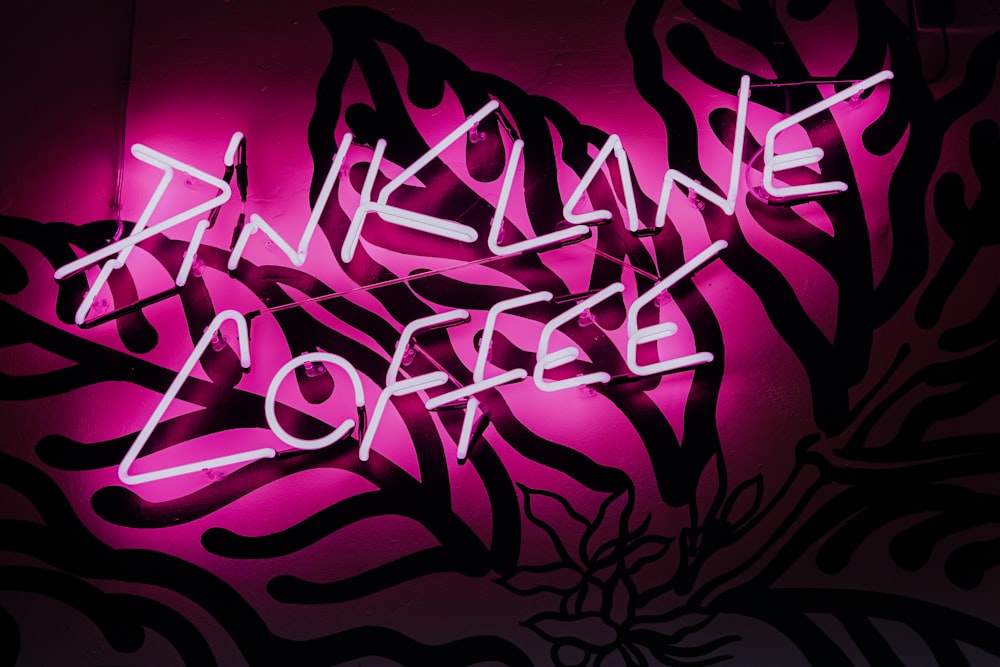 pink and black textile with text overlay