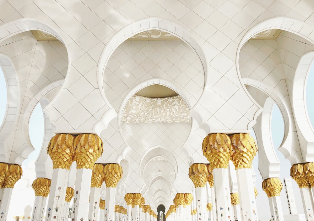 white and gold structure during daytime
