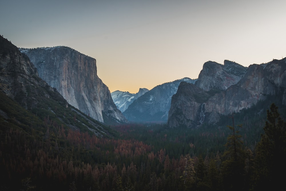 photo of mountains and grass