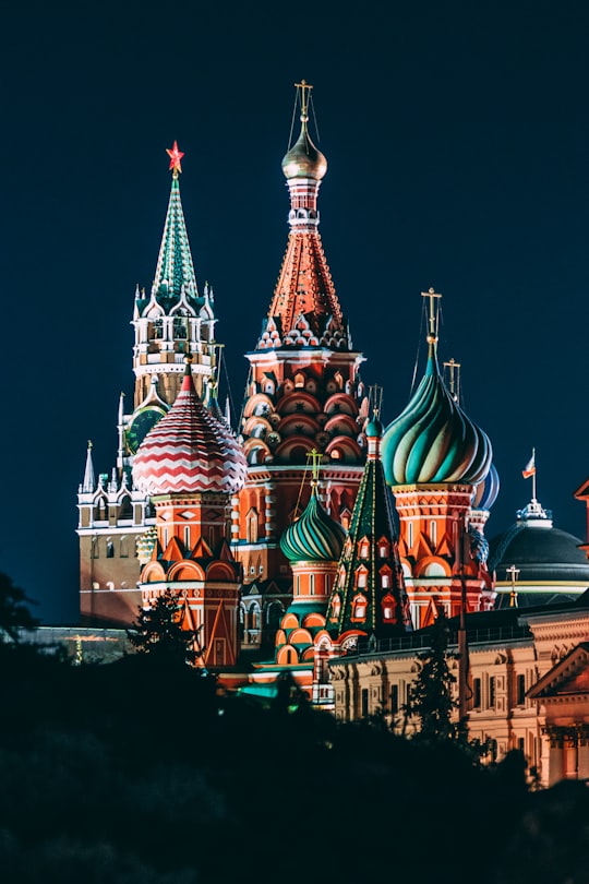 Saint Basil Cathedral, Russia in St. Basil's Cathedral Russia