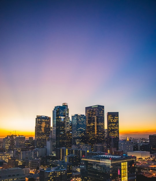 city buildings during sunset in Los Angeles United States