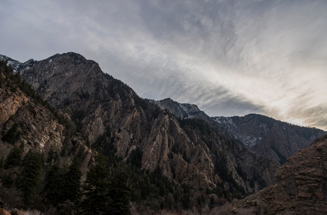 Mountain range photo spot Storm Mountain Picnic Area Tibble Fork Reservoir