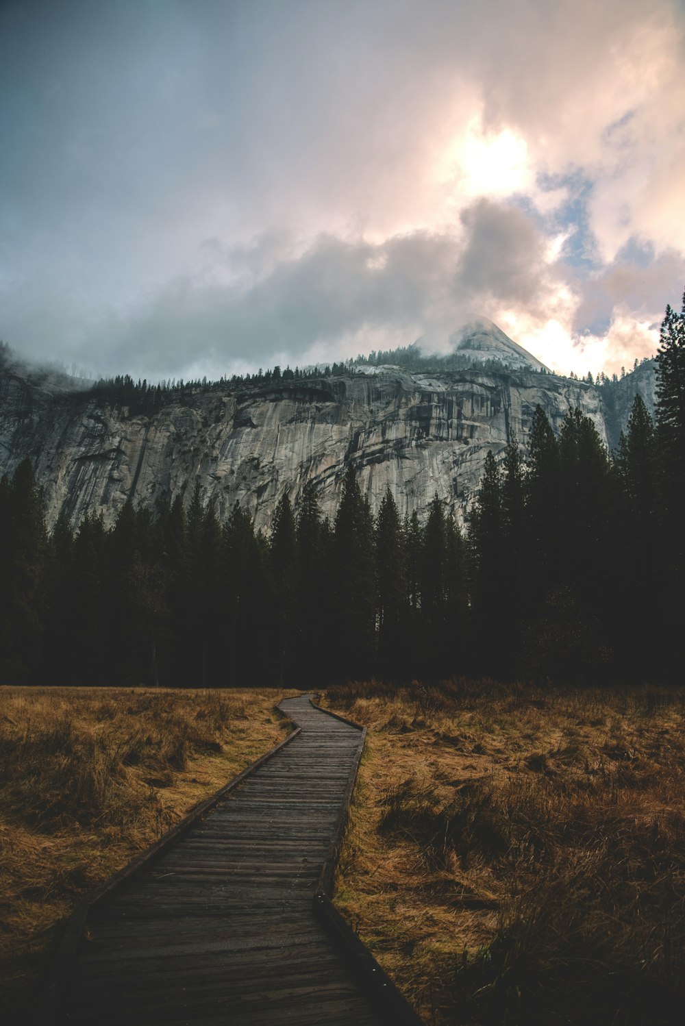 clouds covering mountain