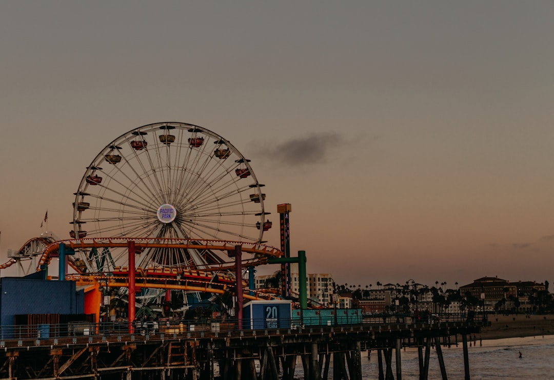 Ferris wheel photo spot Santa Monica Pier Disneyland Park