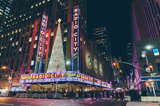 Time Square, New York in Rockefeller Center United States