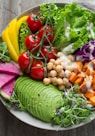 bowl of vegetable salads