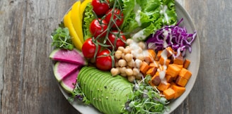 bowl of vegetable salads