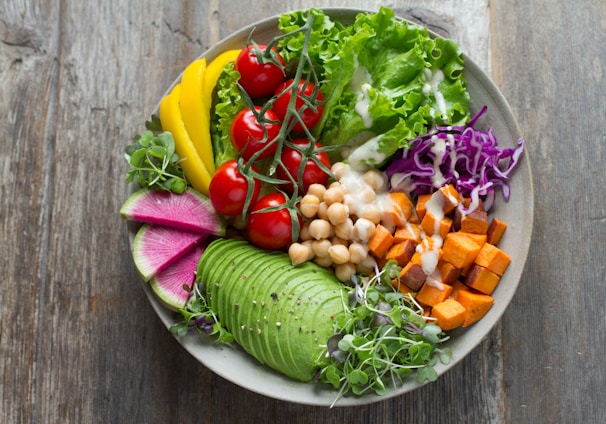 bowl of vegetable salads