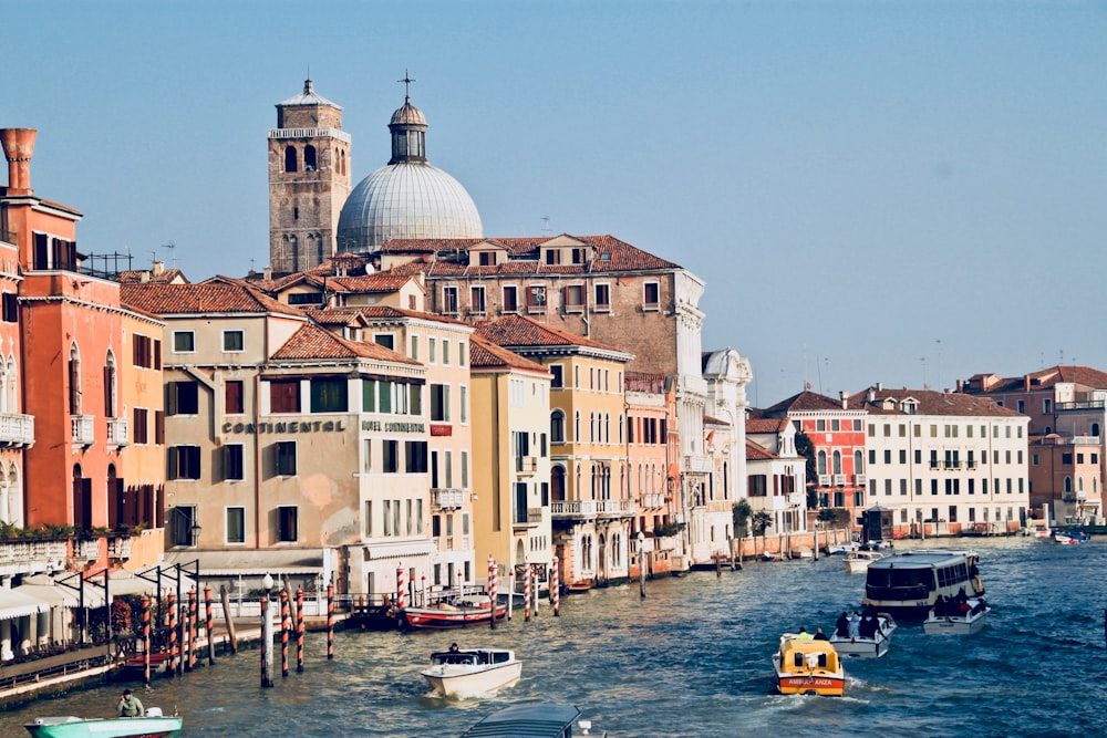 buildings by Venice Grand Canal, Italy at daytime