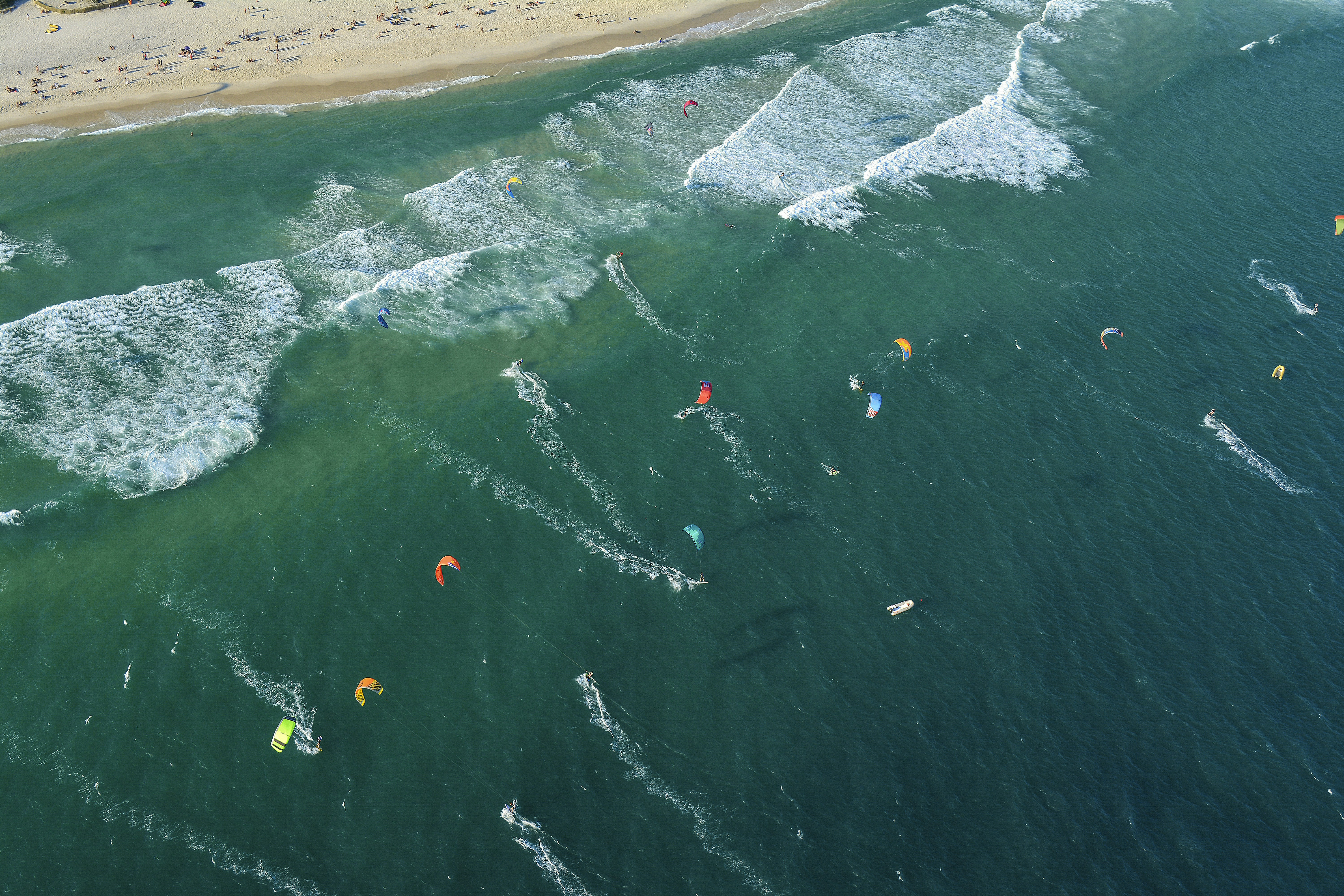 aerial photography of sea