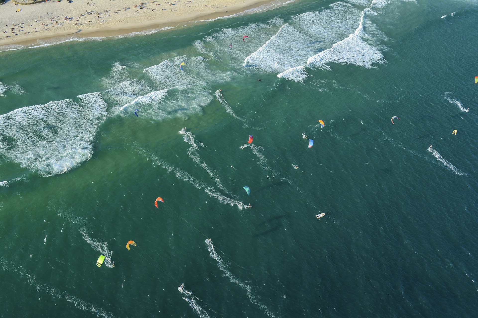 aerial photography of sea