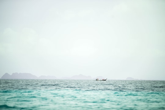 photography of boat in Phi Phi Islands Thailand