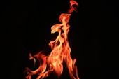time lapse photography of fire