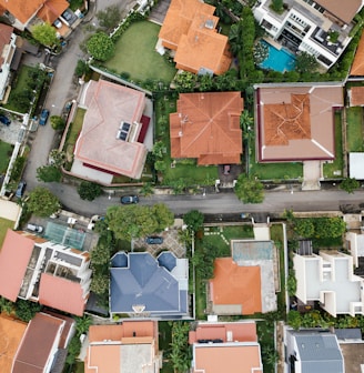 aerial view of city during daytime