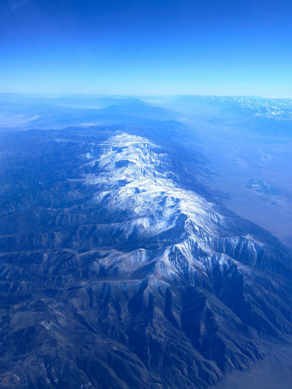 bird's eye view photography of mountains