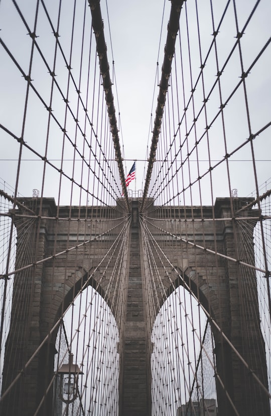 closeup photo of Brooklyn Bridge in Brooklyn Bridge United States