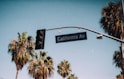 California Av signage on traffic light post