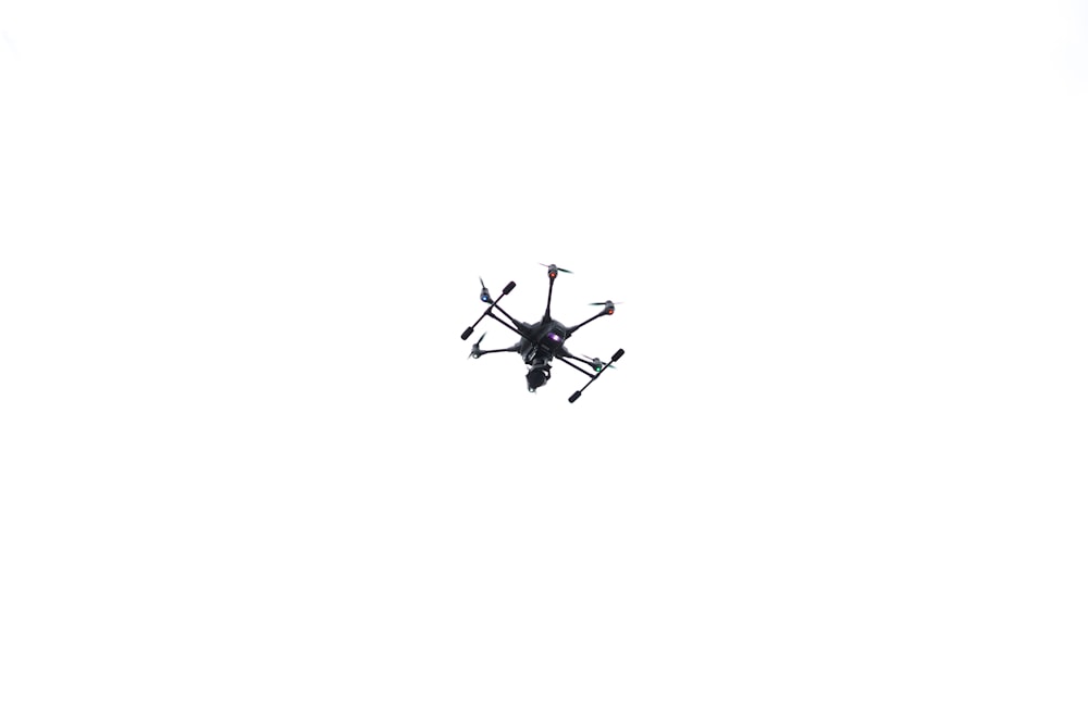 in flight quadcopter