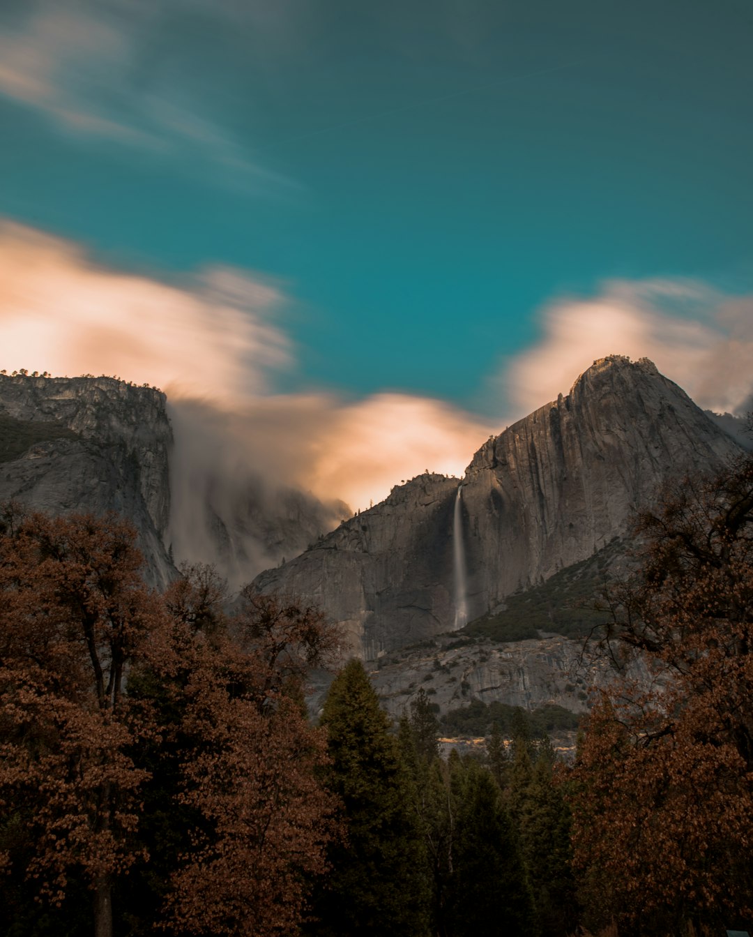 Mountain range photo spot Yosemite Falls Half Dome