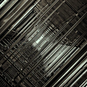 high-angle photography of gray concrete building