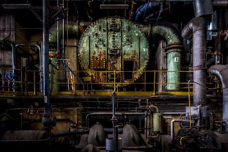 close-up photo of factory