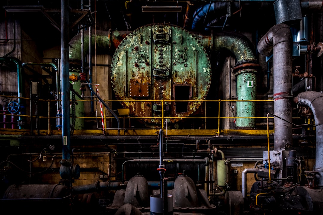 close-up photo of factory, urbex factory