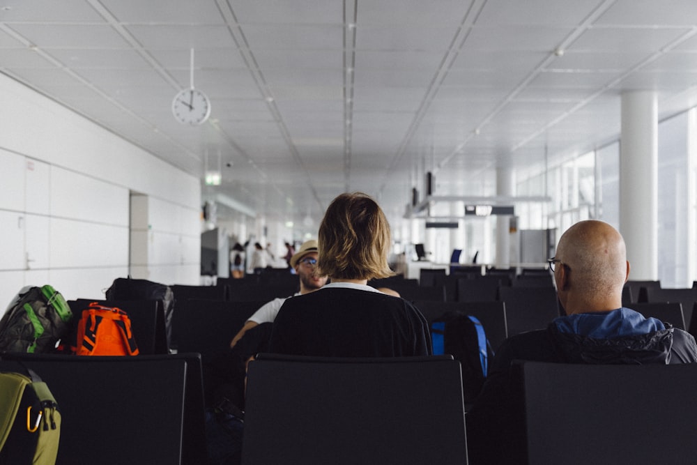 people sitting on airport