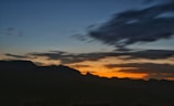 Sunset over the Montserrat mountain range with dramatic shadows.
