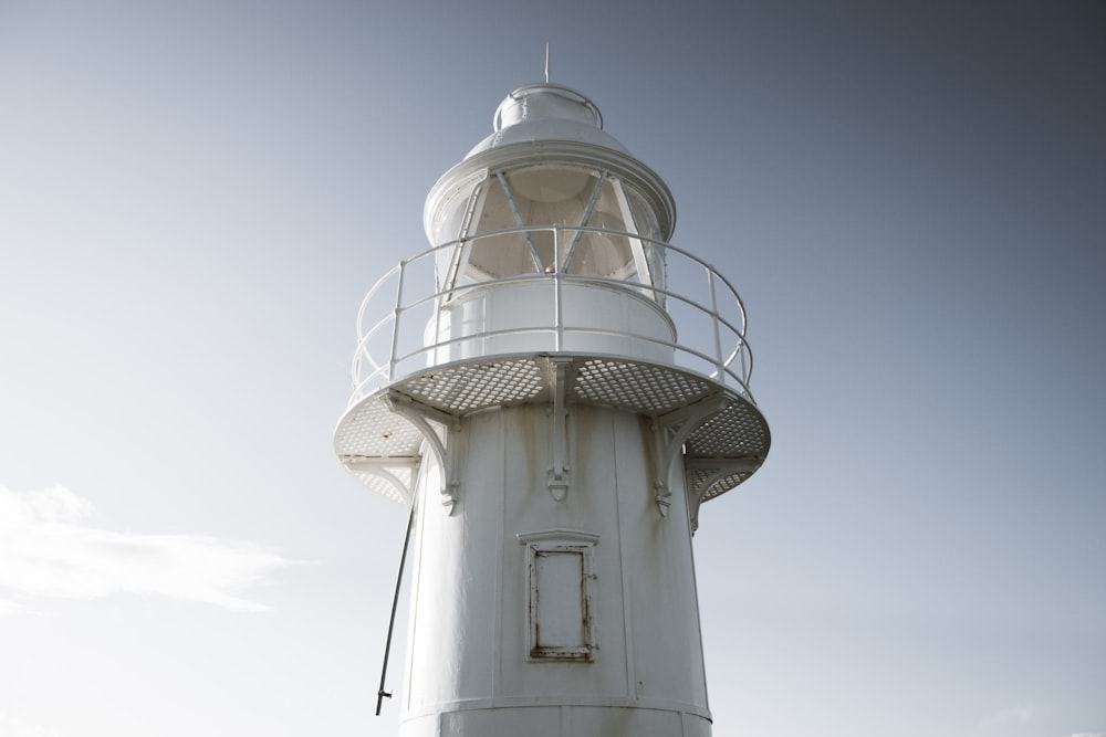 white metal watch tower