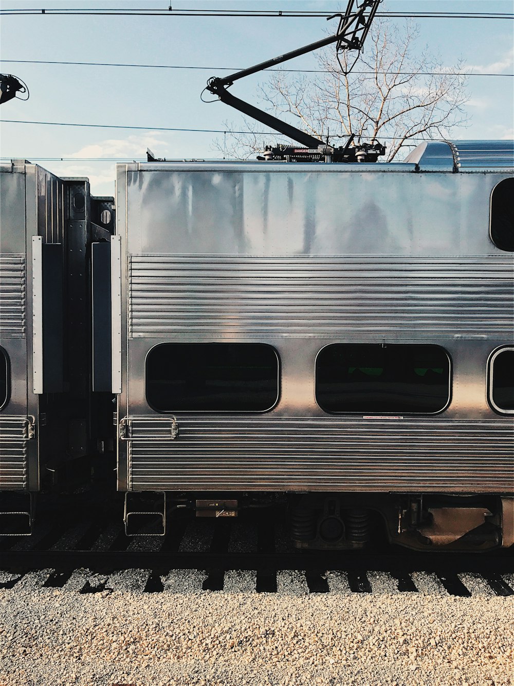 gray transit train