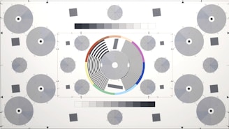 round gray and blue diagram poster