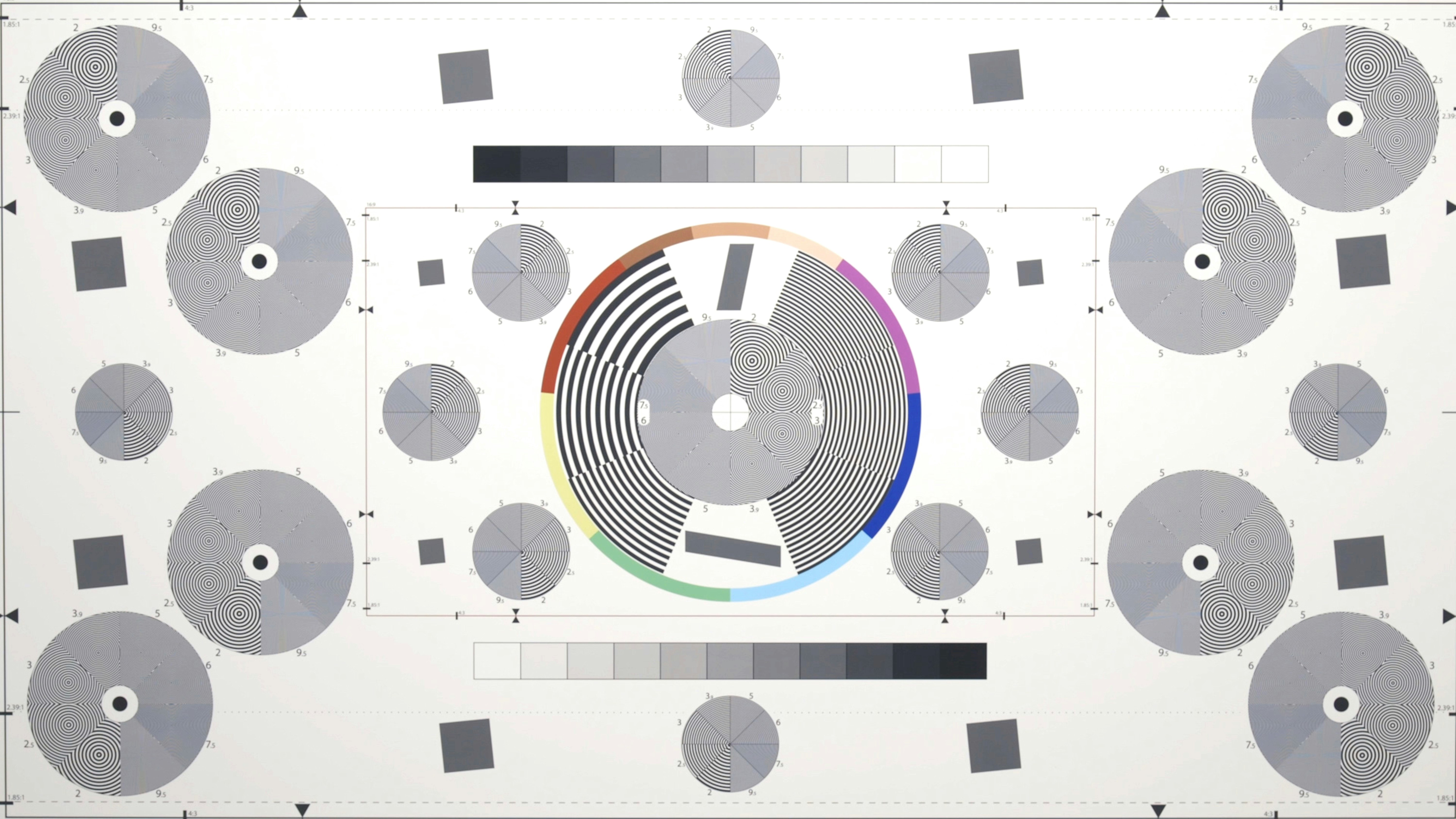 round gray and blue diagram poster