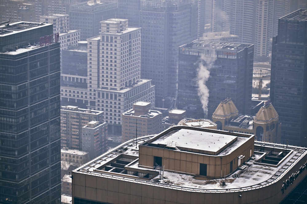 aerial photo of high-rise buildings during daytime