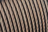 Picture of wires made of high-grade steel in a coil.
