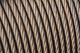 Coiled electric cables displayed on a wooden pallet, highlighting quality and strength.